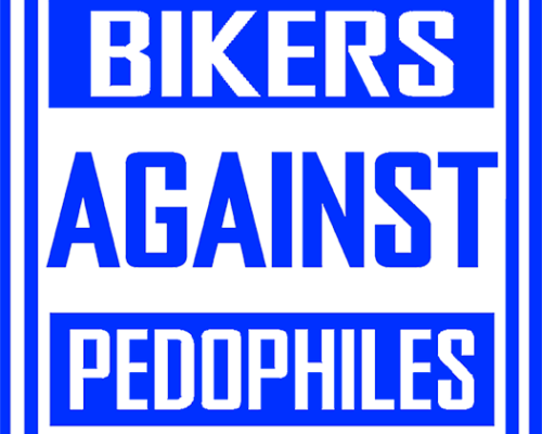 Bil/MC Dekal Bikers Against Pedophiles