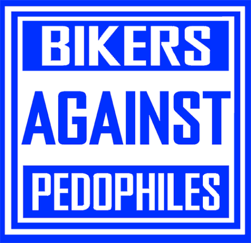 Bil/MC Dekal Bikers Against Pedophiles