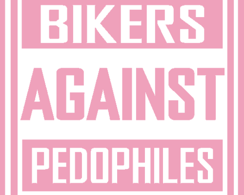 Bil/MC Dekal Bikers Against Pedophiles