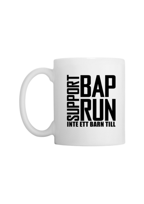 Mugg Support BAPRUN Inte ett barn till