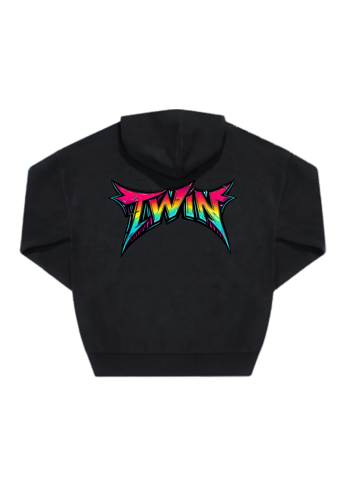 Hoodie oversize svart (10)