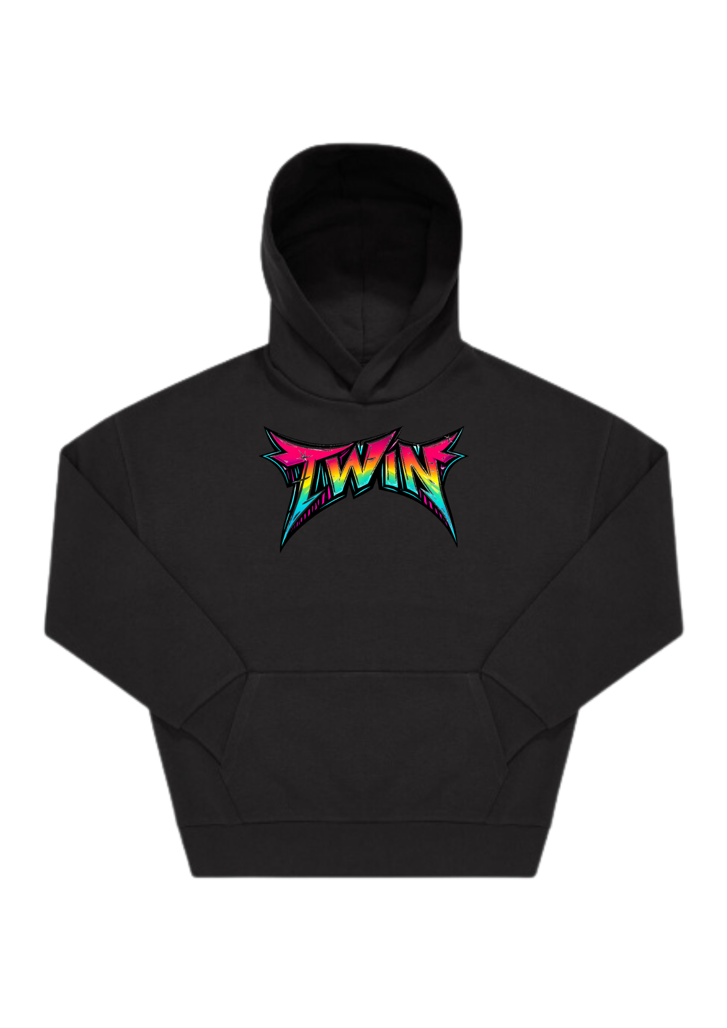 Hoodie oversize vit (3)