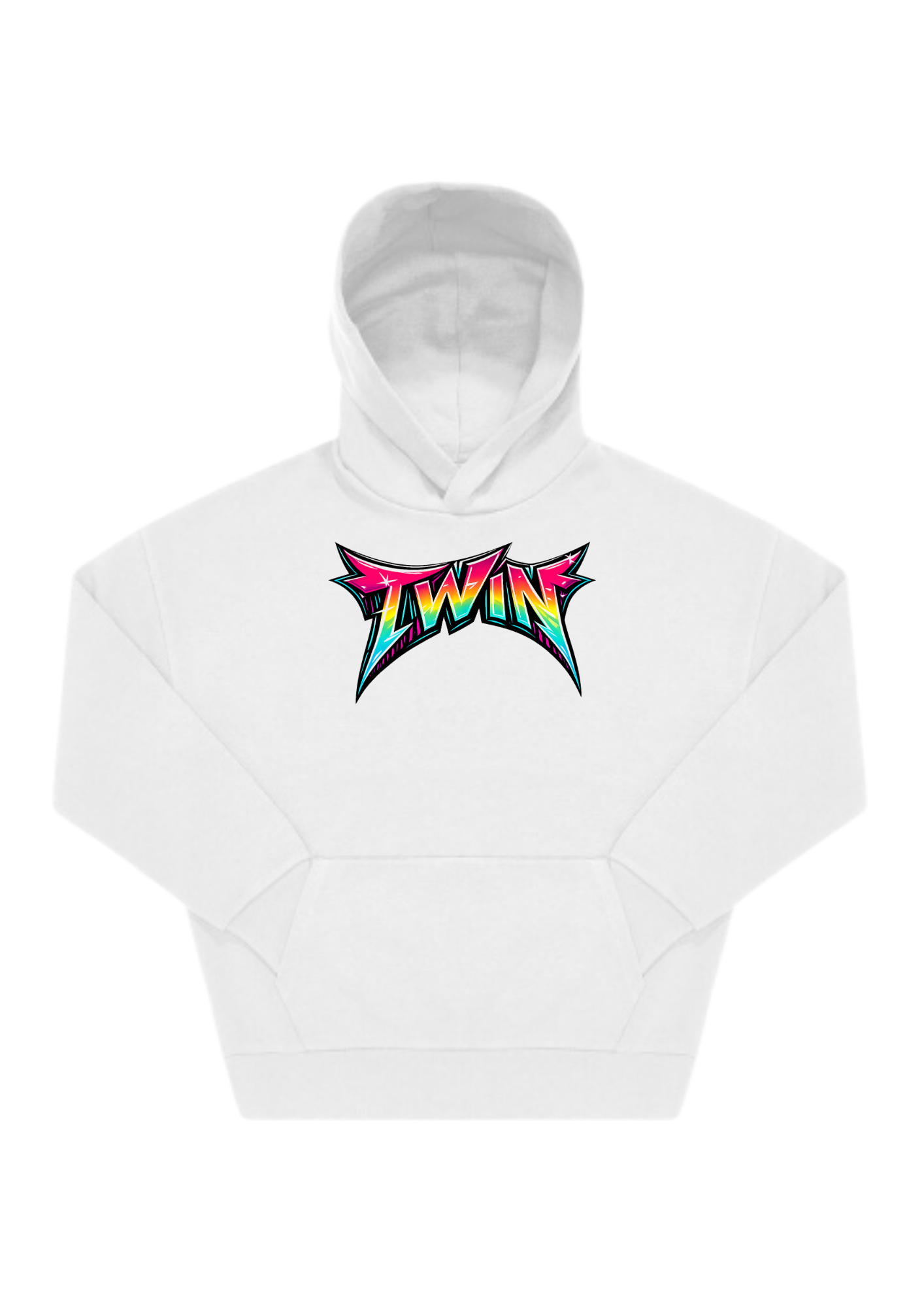 Hoodie oversize vit (3)