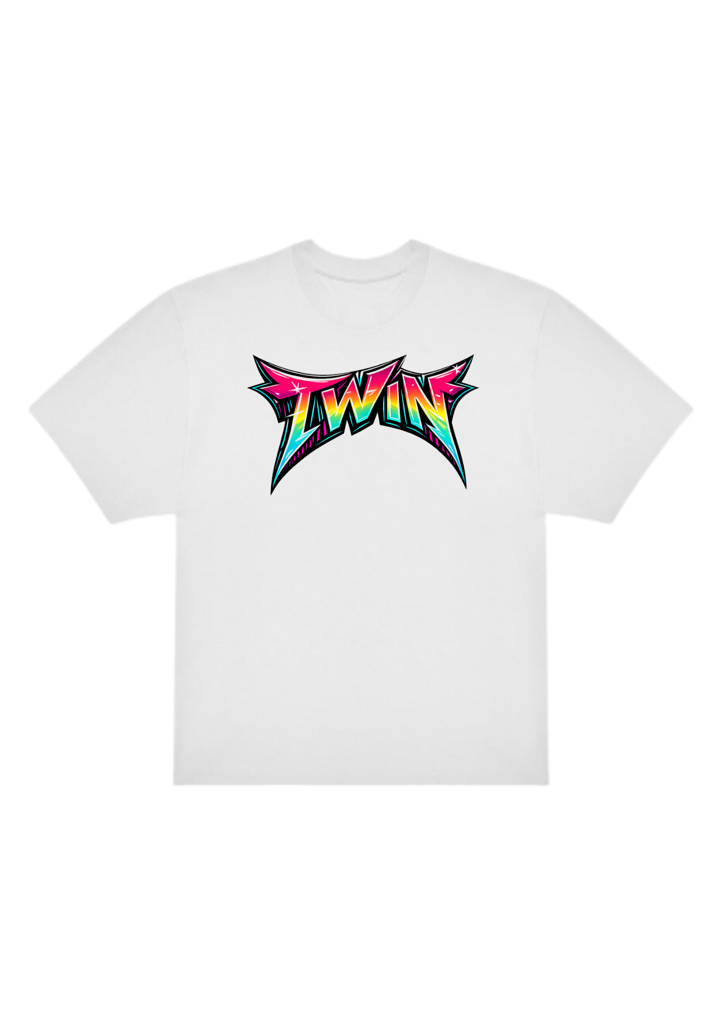 Oversized T-shirt vit (5)