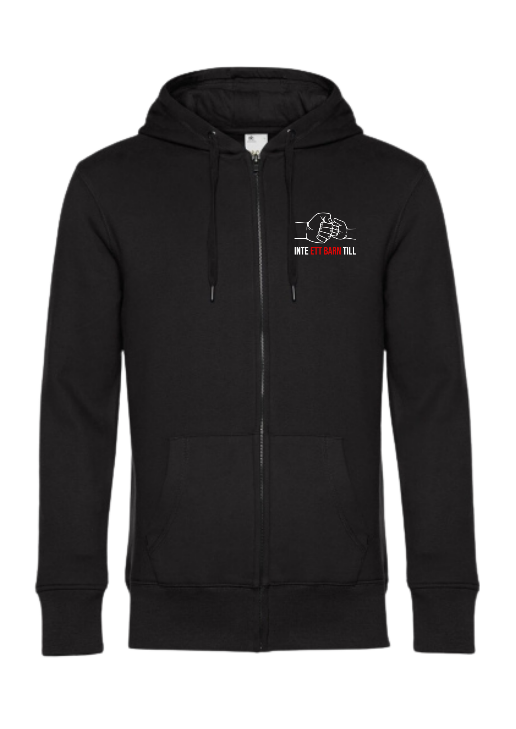 Unisex Zip Hoodie Baprun-inte ett barn till - Bild 3