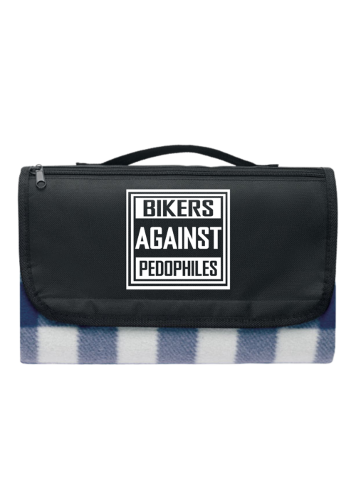 Baprun Picknickfilt Bikers Against Pedophiles