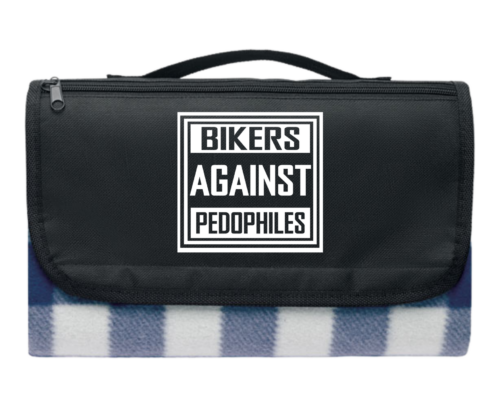 Baprun Picknickfilt Bikers Against Pedophiles