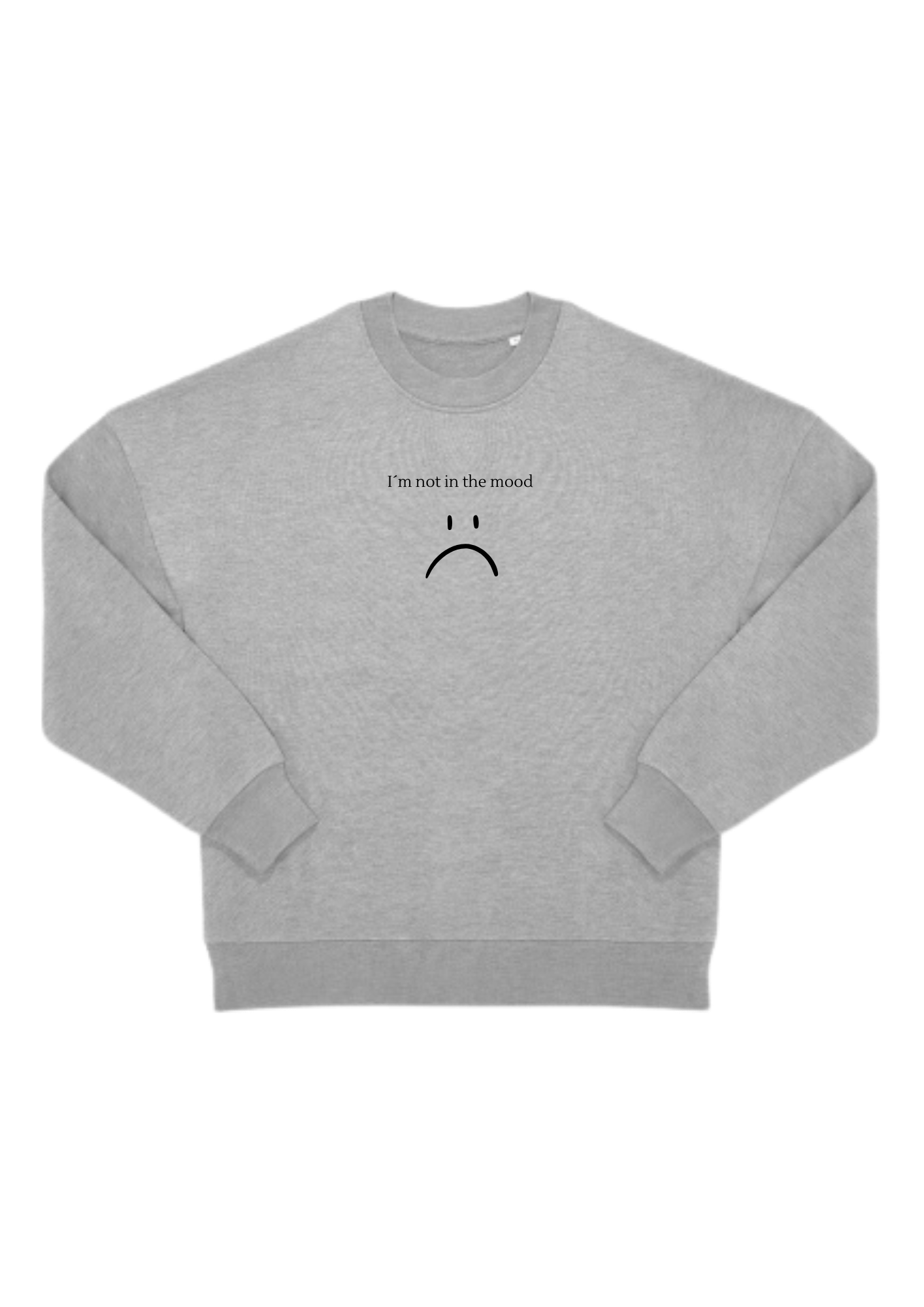 I´m not in the mood Oversized Crew - Bild 3