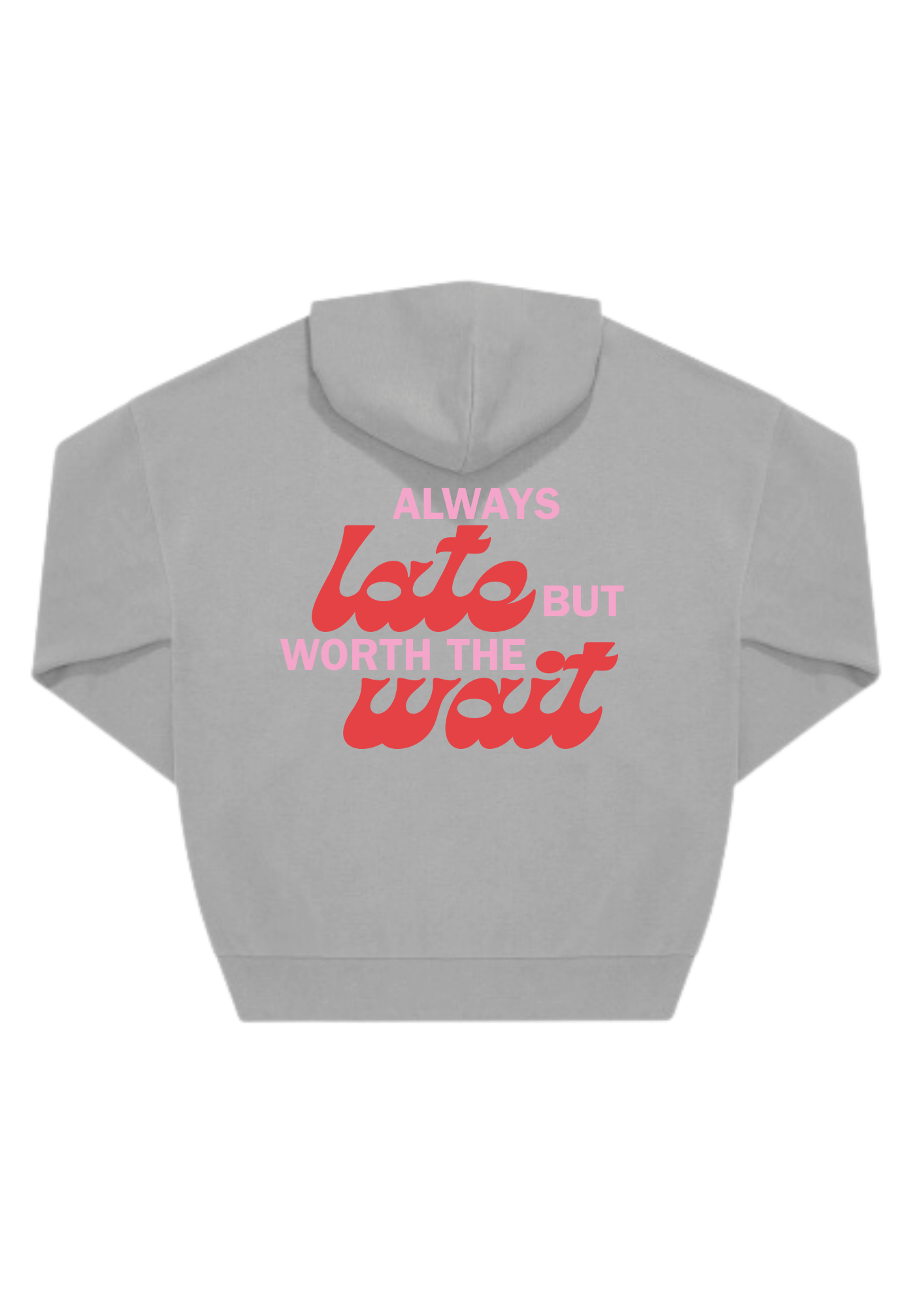 Always Late But Worth The Wait Oversized Zip - Bild 3
