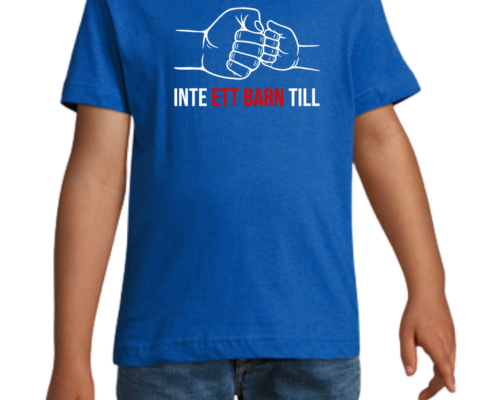 Barn T-shirt Inte ett barn till