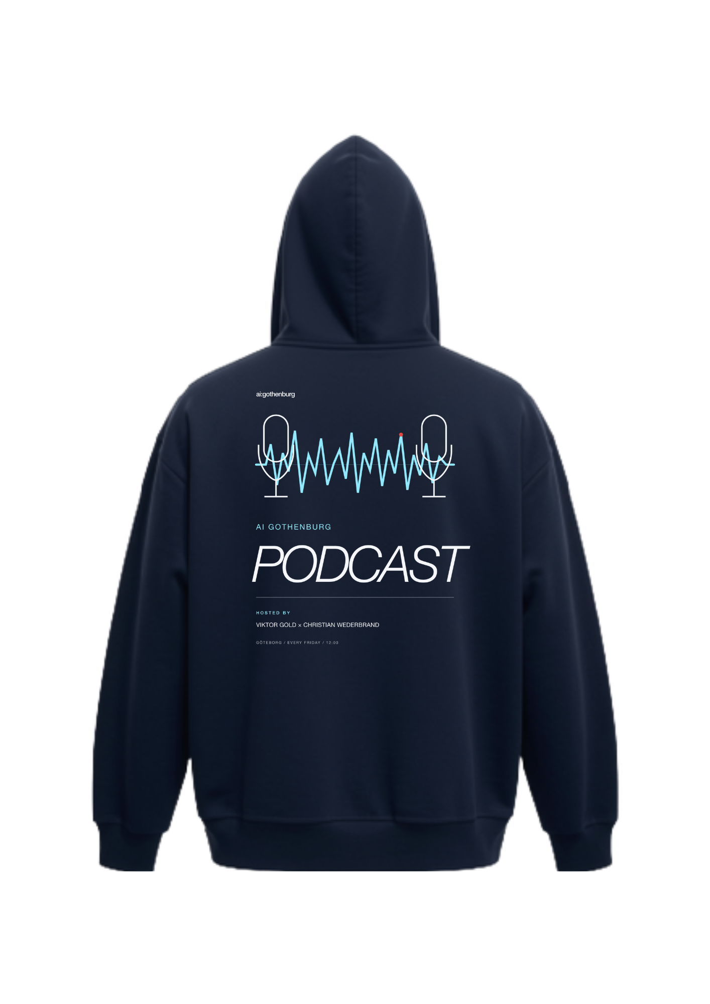 AI:got Podcast Oversized Hoodie - Bild 5