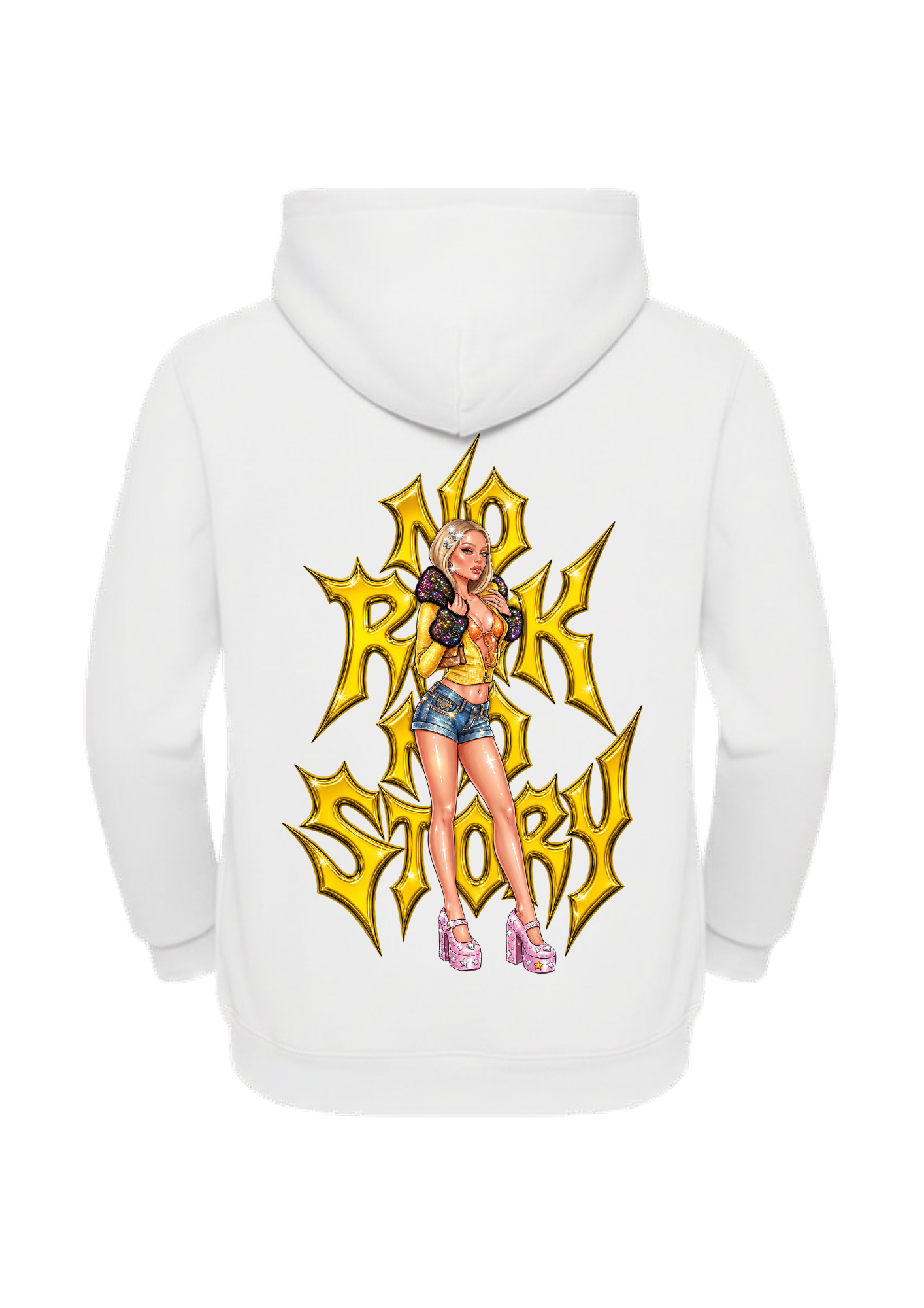 Emoemy Docka Kids Hoodie GOLD - Bild 3