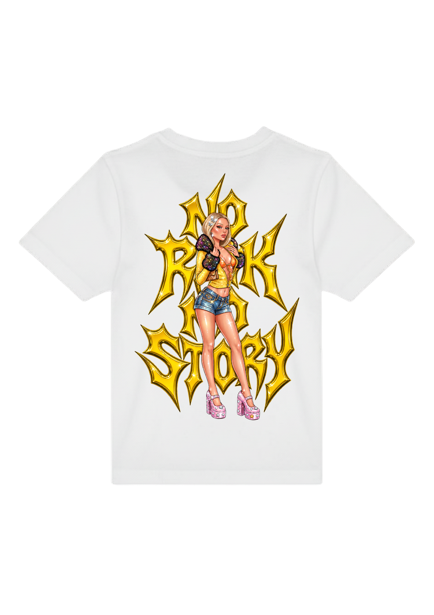 Emoemy No risk no story Kids T-shirt GOLD - Bild 3